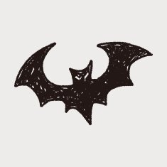 bat doodle N19