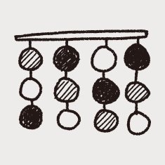 birthday hanging doodle drawing N21