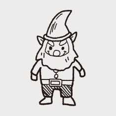 elf doodle N16