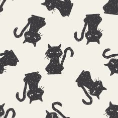 black cat doodle N6