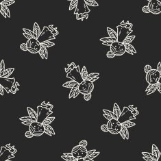 fairy doodle seamless pattern background