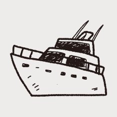 Boat doodle N74