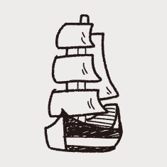 Boat doodle N76
