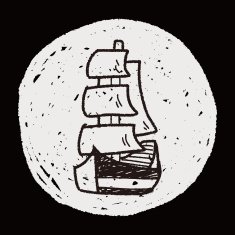 Boat doodle N84