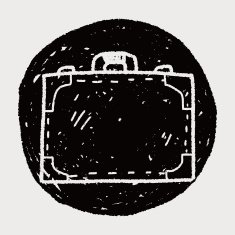 briefcase doodle drawing N20