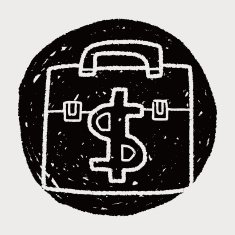 briefcase doodle drawing N22