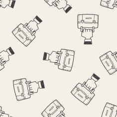 briefcase doodle drawing N25