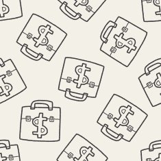 briefcase doodle drawing N26