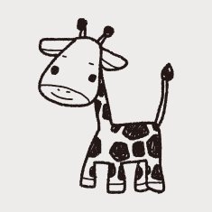 giraffe doodle N7