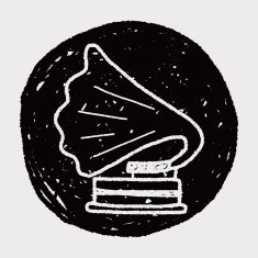 gramophone doodle N12