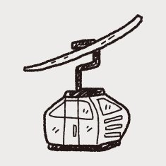 Cable Car doodle N8