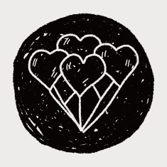 heart balloon doodle N7