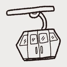 Cable Car doodle N13