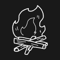 campfire doodle N3
