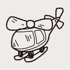 helicopter doodle N13