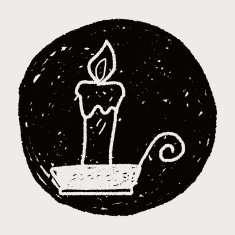 candle doodle N29