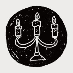 candle doodle N30