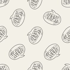 hello doodle seamless pattern background