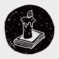 candle doodle N31