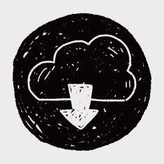 internet cloud doodle drawing N48