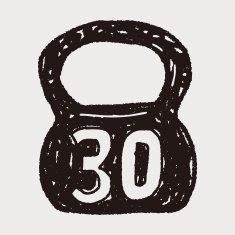 kettlebell doodle N4
