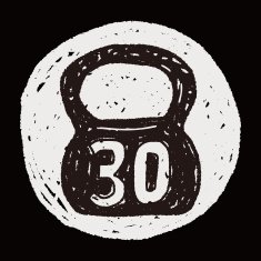 kettlebell doodle N6