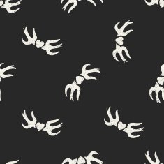 love bird doodle seamless pattern background
