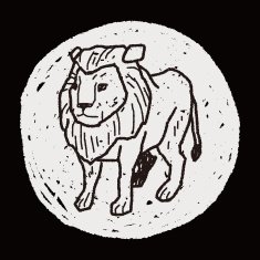 Lion doodle N12