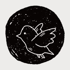 love bird doodle N15
