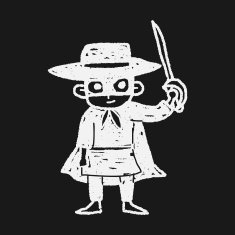 mask man doodle N2