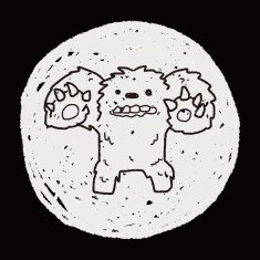monster doodle N80
