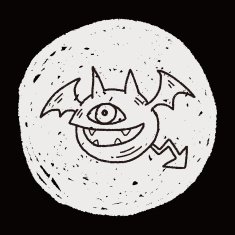 monster doodle N85