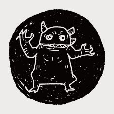 monster doodle N91