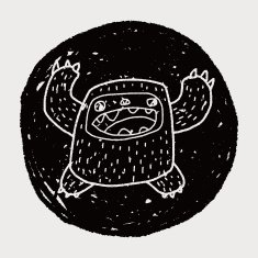 monster doodle N93
