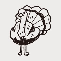 ostrich doodle N7
