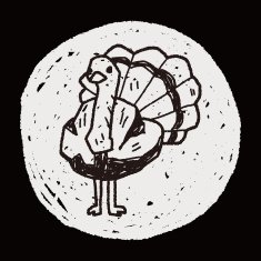 ostrich doodle N11