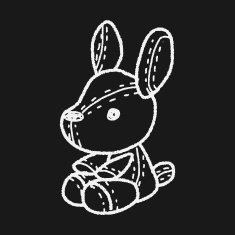 rabbit doll doodle N6