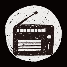 radio doodle drawing N17