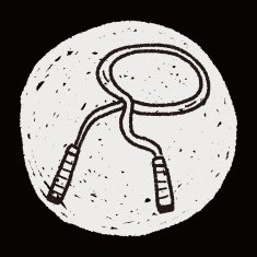Rope skipping doodle N13