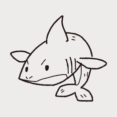 shark doodle N8