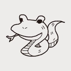 snake doodle N4