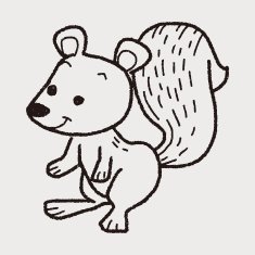 Squirrel doodle N5
