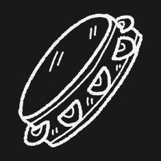 tambourine doodle N10