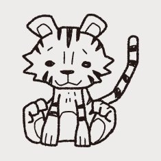 tiger doodle N5