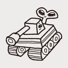 toy tank doodle N4