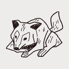 wolf doodle N4