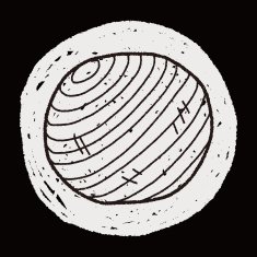 yoga ball doodle N6