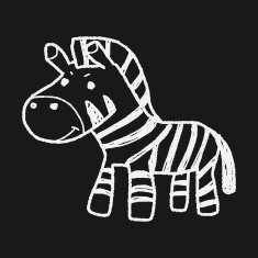 zebra doodle N3