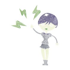 cartoon halloween vampire girl