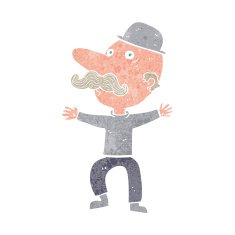 cartoon wealthy fello